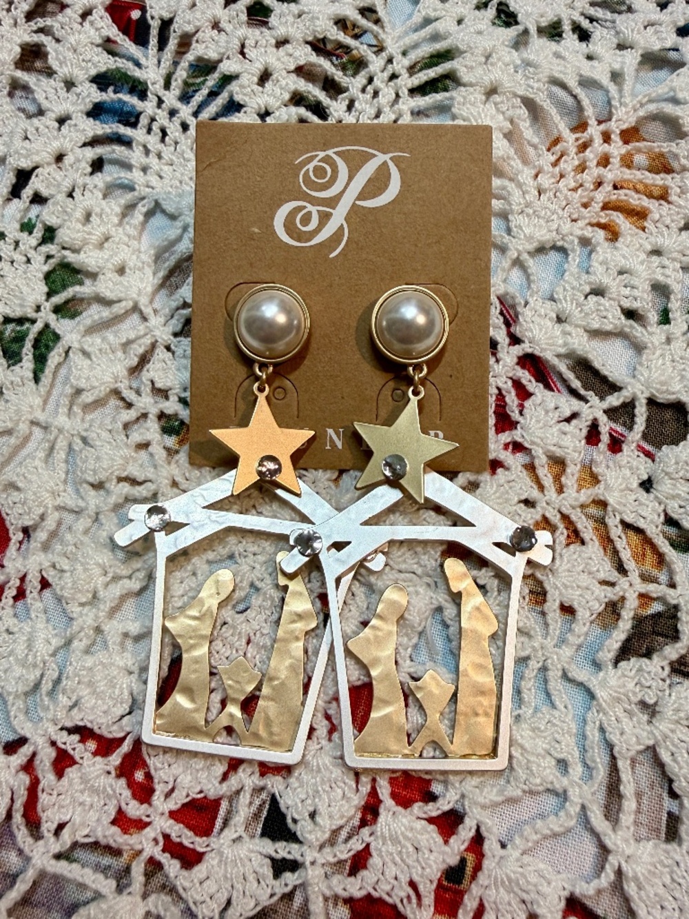 Plunder Design Nativity Earrings